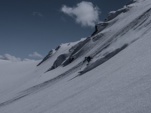 Ian Nichelson skis Equinox on Mount Chief Pascall